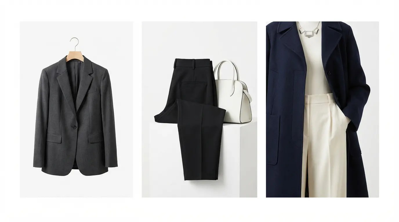 Pantalons, jasjes en tassen voor dames